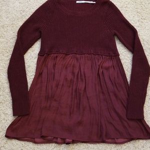 Kimchi blue mixed fabric sweater